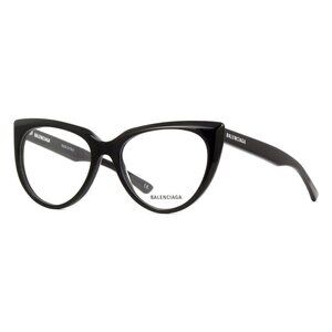 New Authentic  BALENCIAGA Black Cat Eye BB0218 001 Glasses Women
